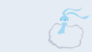 Blue bird illustration misty gradient - misty free wallpaper