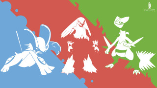 Pokemon group multicolored background white - arent arentsz free wallpaper