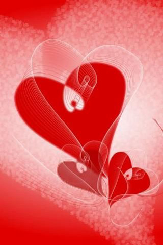 Red heart couple hearts background - david martin free wallpaper for mobile