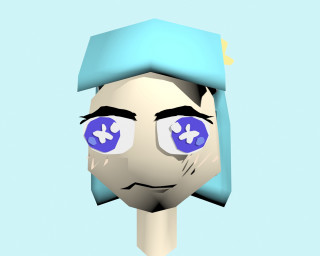 Cartoon character blue eyes blue - a blue hat free wallpaper