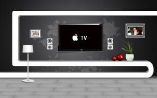 Flat screen tv white shelf - flat free wallpaper