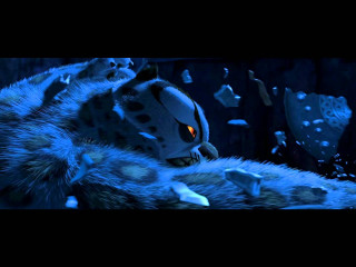 Blue creature black face fur - bedwyr williams free wallpaper for desktop