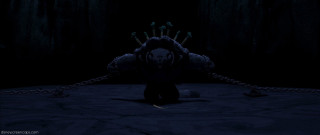 Creepy creature chains neck hands - ding guanpeng free wallpaper