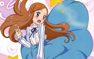 Cartoon Aguri Uchida star pillow - a star free wallpaper