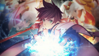 Anime character glowing ball fire - other character free wallpaper