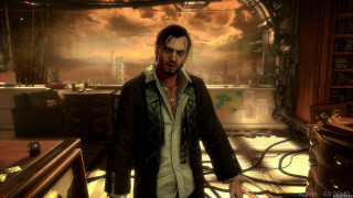 Man standing room clock wall - classical free wallpaper