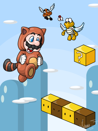 Cartoon character flying game platform - a bird free wallpaper for mobile