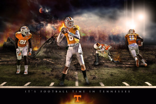 Football players field ball fire - conroy maddox free wallpaper