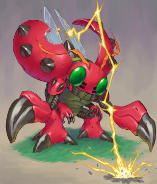 Cartoon craola league flaming sword - costume free wallpaper for tablet