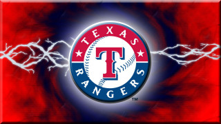 Texas rangers logo red background - lightning free wallpaper for desktop