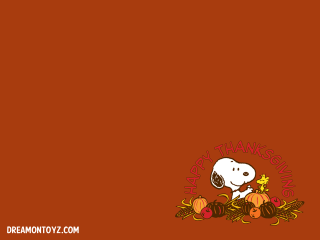 Cartoon character happy thanksgiving snoopy - a happy thanksgiving free wallpaper