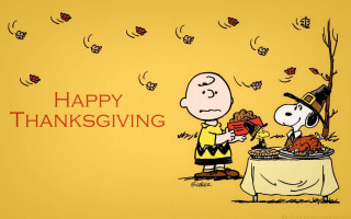 Charlie brown thanksgiving card turkey - free holidays wallpaper