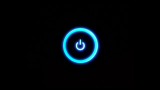 Blue light black background blue - purism free wallpaper for desktop