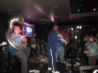 Band playing dark room flag - bill lewis free wallpaper