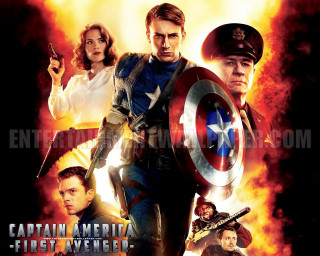 Captain america first avenger movie - movie poster free wallpaper for desktop