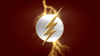 Flash logo lightning bolt red - a flash logo free wallpaper