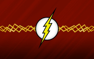 Flash logo red yellow lightning - a flash logo free wallpaper