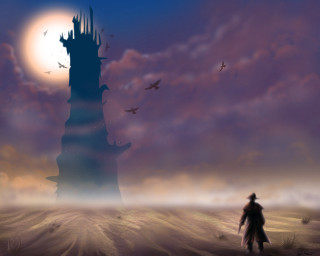 Man tall tower clock field - a tall tower free wallpaper