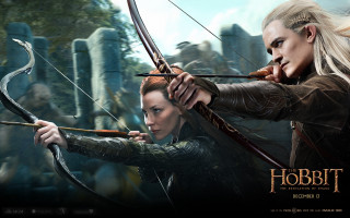 Couple archers fantasy matte art - erlund hudson free wallpaper
