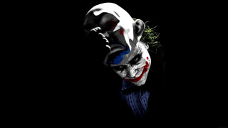 Man clown mask plant blood - dark night free wallpaper for desktop