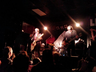 Stage performance band guitarists microphones - stage free wallpaper