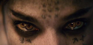 Scary eyes makeup closeup person - scary free wallpaper