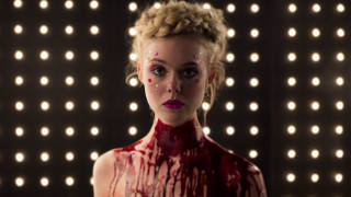 Woman makeup blood face body - arthouse free wallpaper