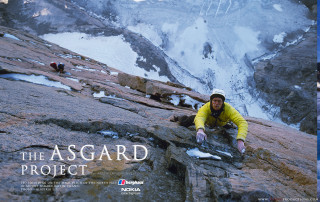 Man climbing mountain yellow jacket - a yellow jacket free wallpaper