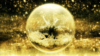 Sphere tree stars dust gold - elden ring free wallpaper
