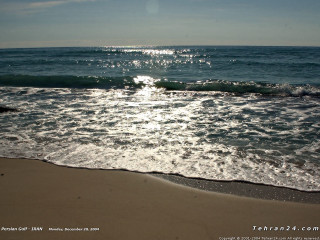 Beach waves sunset sky ocean - sand free wallpaper