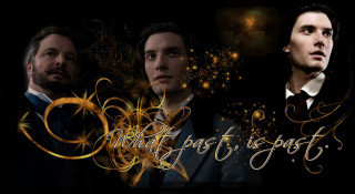 Men standing black background gold - pre free wallpaper