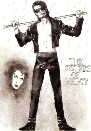 Man holding bat woman head - bill sienkiewicz free wallpaper for mobile