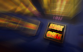 Slot machine symbols lights background - symbol free wallpaper