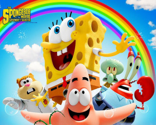 Spongebob movie poster characters rainbow - bob singer free wallpaper