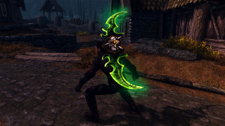 Green man glowing objects cobra - arcane free wallpaper