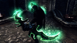 Person bag dark room green - arcane free wallpaper