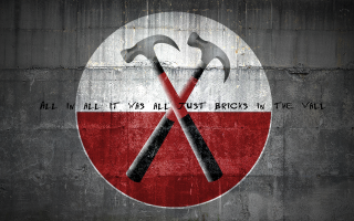 Crossed axes hammer mosaic moon - billie waters free wallpaper