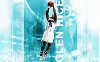 Man white uniform dunking basketball - free neon wallpaper for desktop