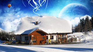 House snow sky background winter - a sky background and a sky background free wallpaper