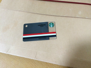 Starbucks card cardboard box table - david park free wallpaper