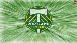 Green yellow portland timbers logo - a logo free wallpaper