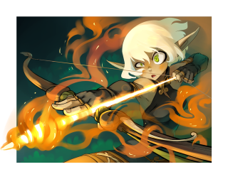 Cartoon character sword aiming fire - anato finnstark free wallpaper for desktop