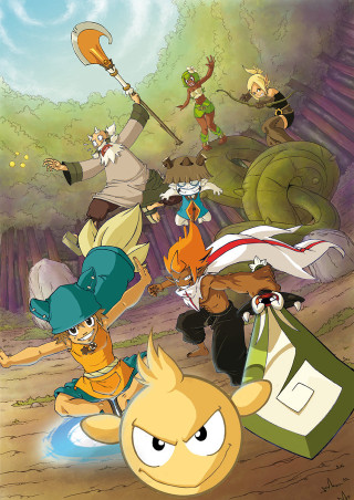 Cartoon people forest bird man - a forest free wallpaper for mobile