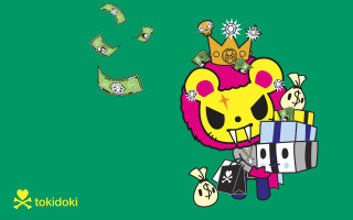Cartoon character money box crown - money free wallpaper for desktop