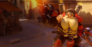 Cartoon character motorcycle street giant - unreal engine 5 quality free wallpaper