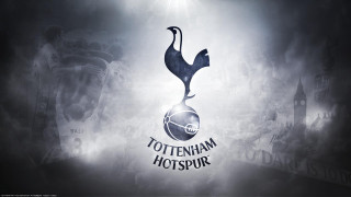 Tottenham logo dark background fog - light effect free wallpaper