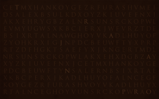 Brown background letters clock center - letter free wallpaper for desktop