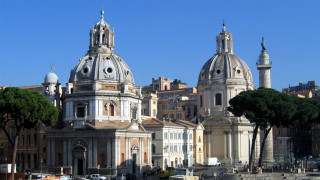 Large building dome clock tower 8 - andrea pozzo free wallpaper
