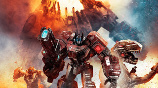 Robots group fire sky giant - a group of robots free wallpaper