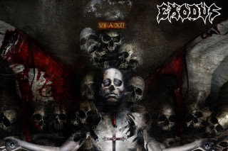 Demonic man cross skulls chest - a demonic looking man free wallpaper